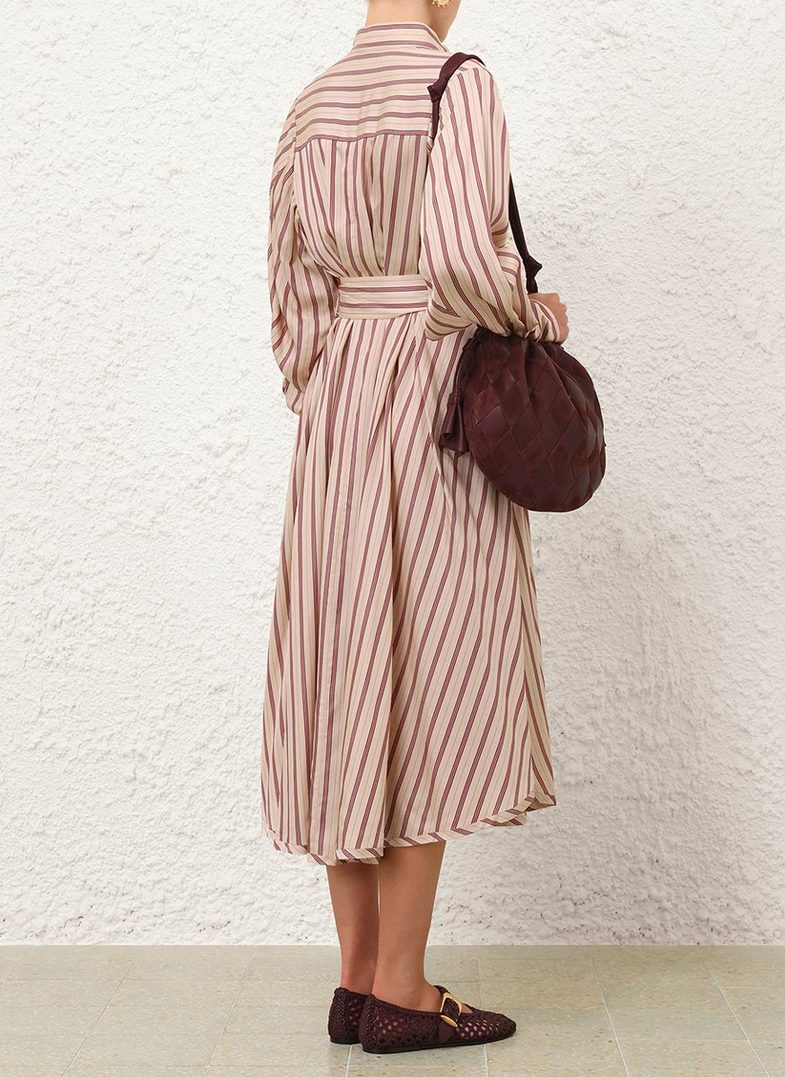 Valiant Tuck Shirt Dress - Zimmermann