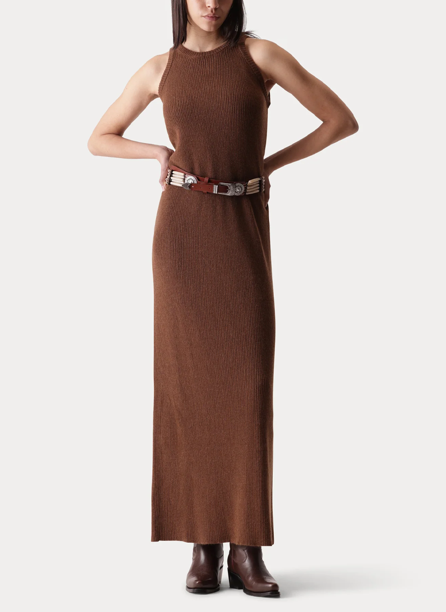 Aurelie Sleeveless Cashmere Dress - Fortela
