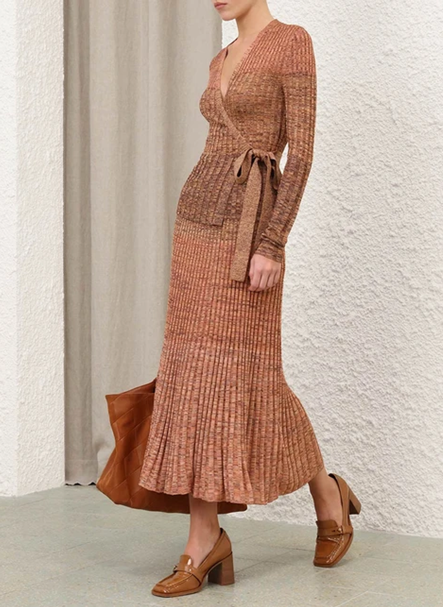 Mouline Rib Midi Skirt - Zimmermann