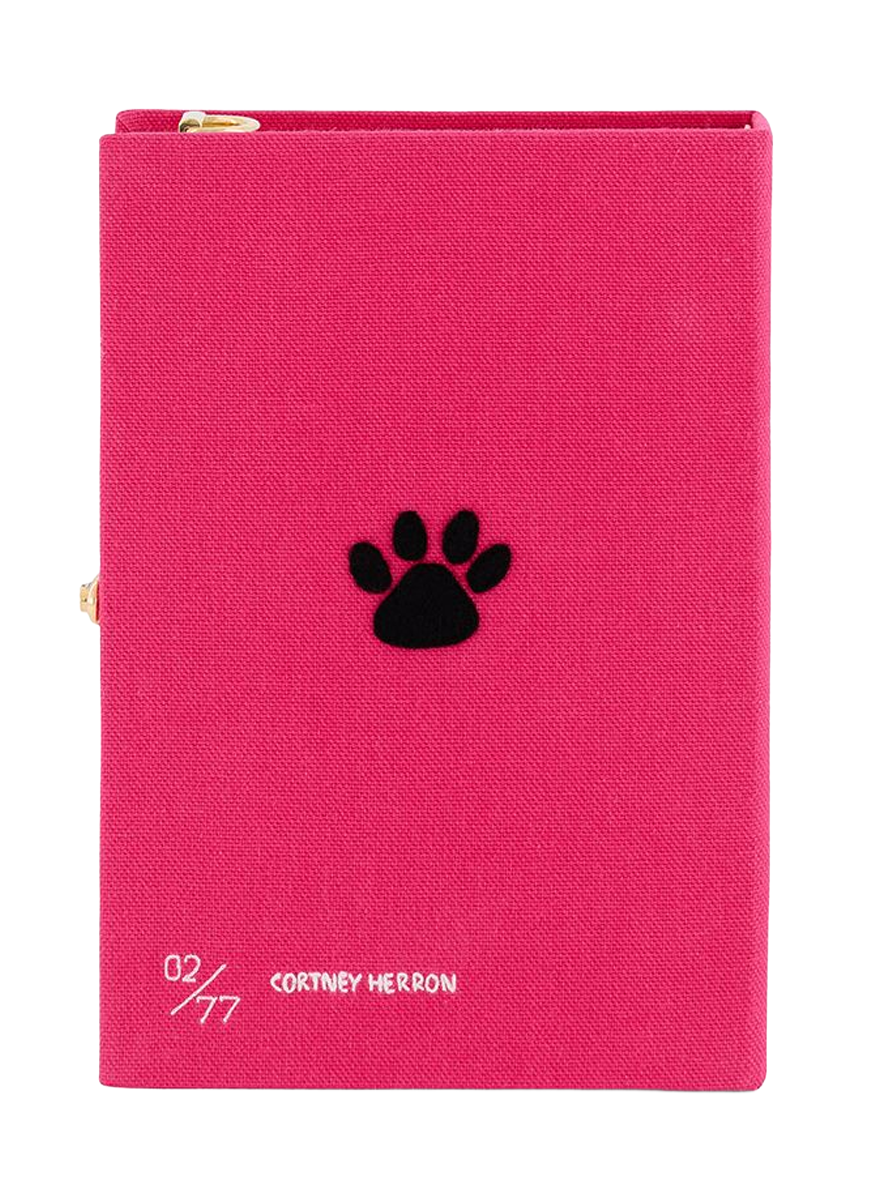 A Girl And Her Dog Book Clutch with Strap - Olympia Le-Tan