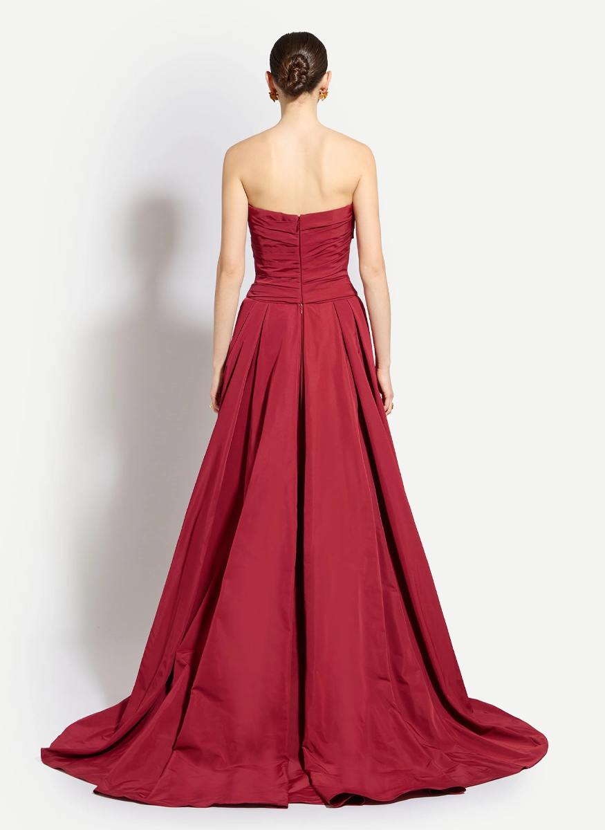 Faille Strapless Draped Gown - Zuhair Murad