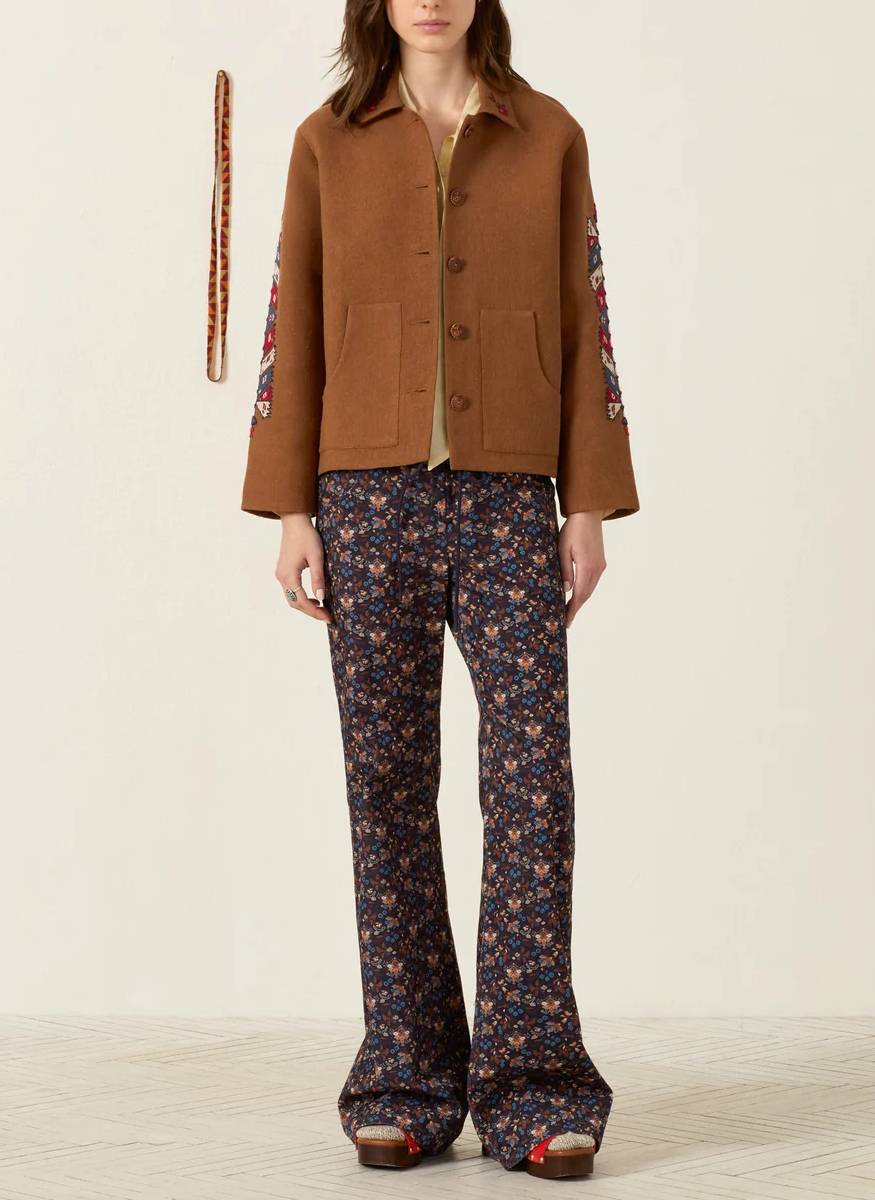 Western Doe Arrow Silk Jacket - Alix of Bohemia