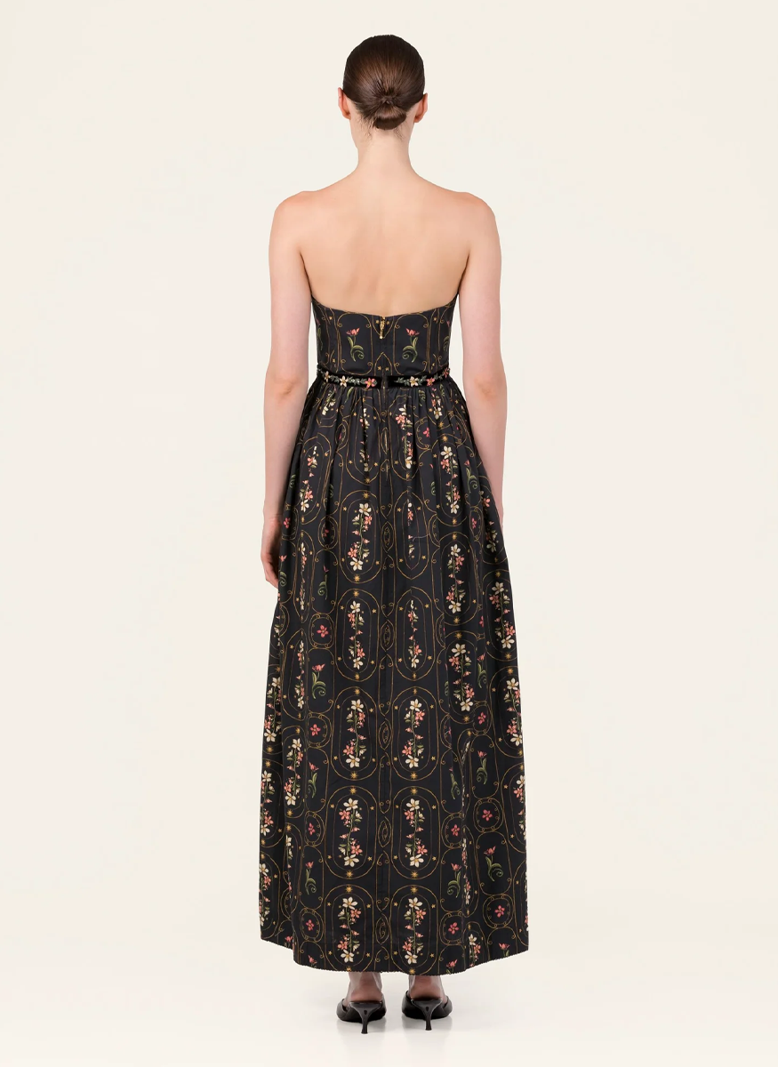 Lienzo Cotton Poplin Maxi Dres - Agua by Agua Bendita