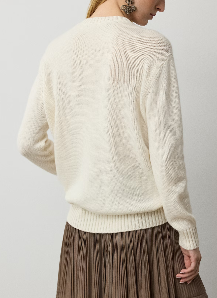 Holiday Polo Bear Cashmere Sweater - Ralph Lauren Collection