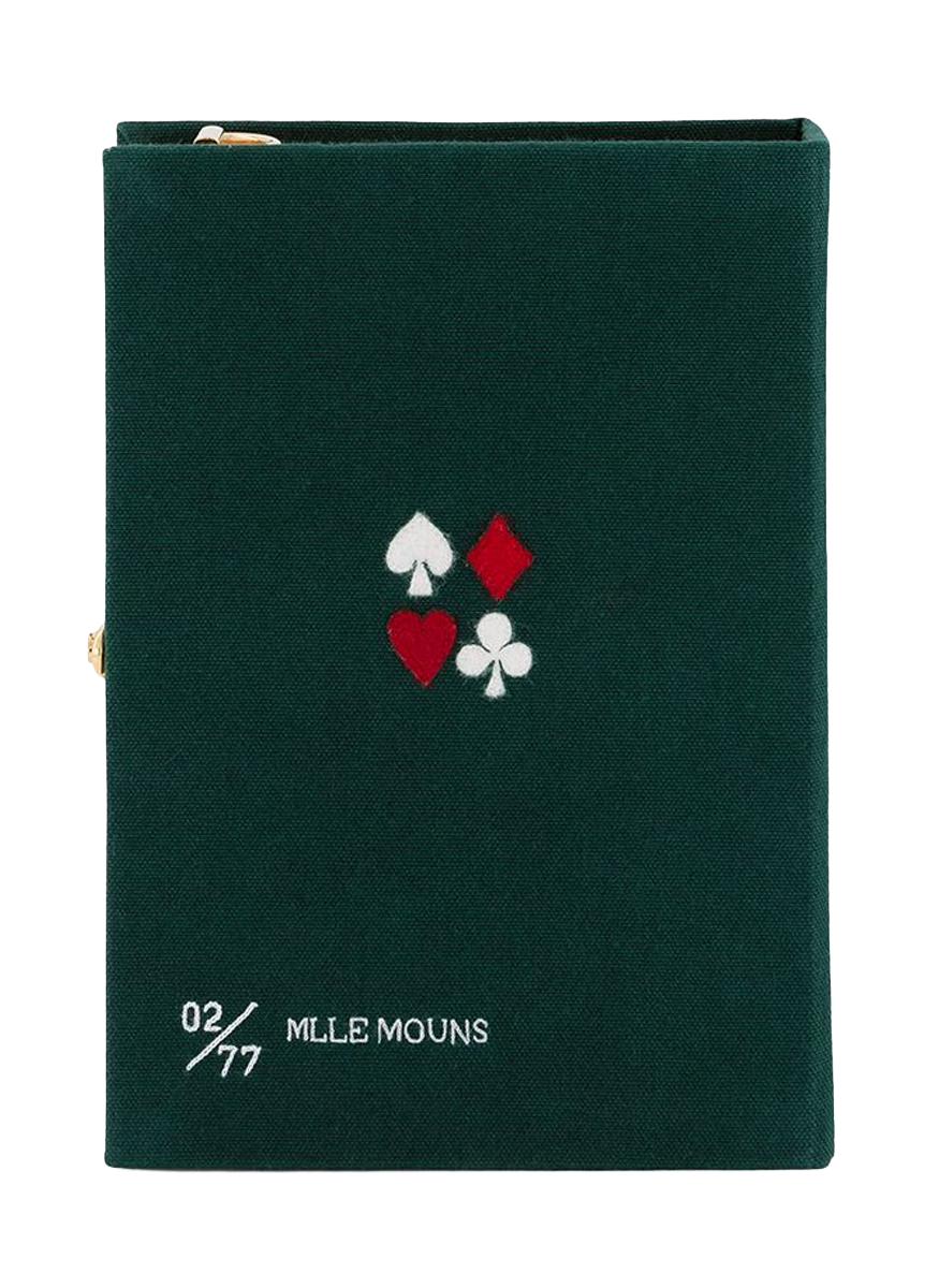 The Queen Of Cards Book Clutch with Strap - Olympia Le-Tan
