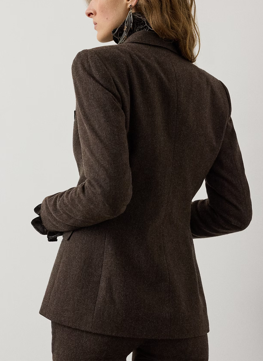 Parker Striped Herringbone Jacket - Ralph Lauren Collection