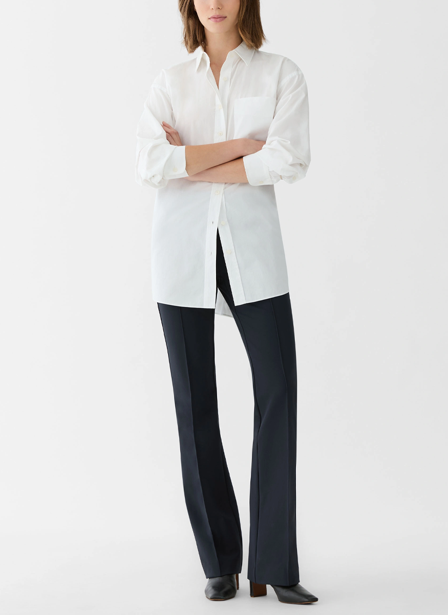 Acclaimed Stretch Gramercy Flare Pant in Ink - Lafayette 148 New York