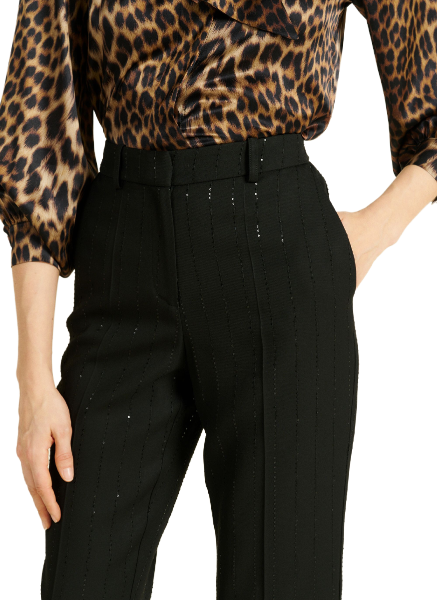 Victoria Pant With Beaded Detail - DMN Paris