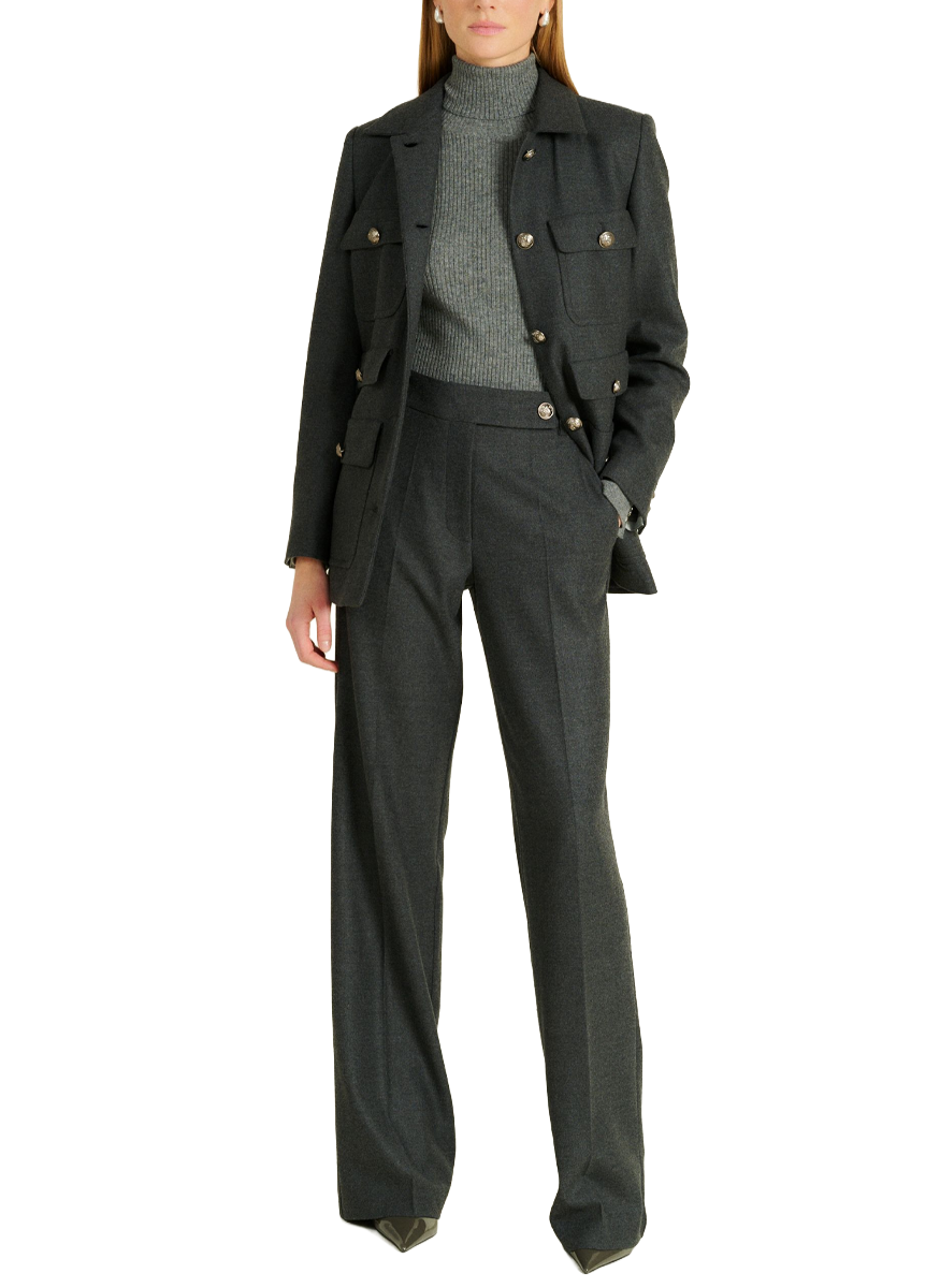 Laure Stretch Wool Pant - DMN Paris