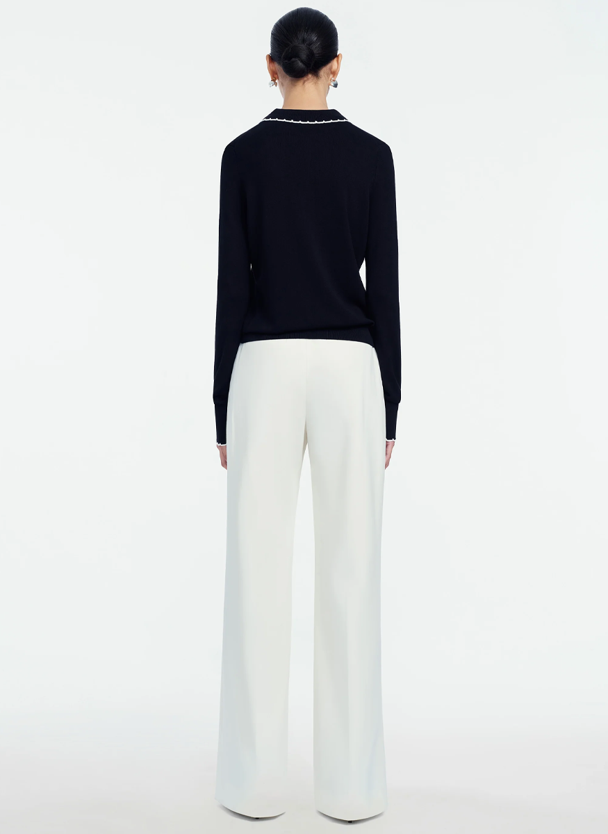 Stretch Cotton Molly Pant - Lela Rose