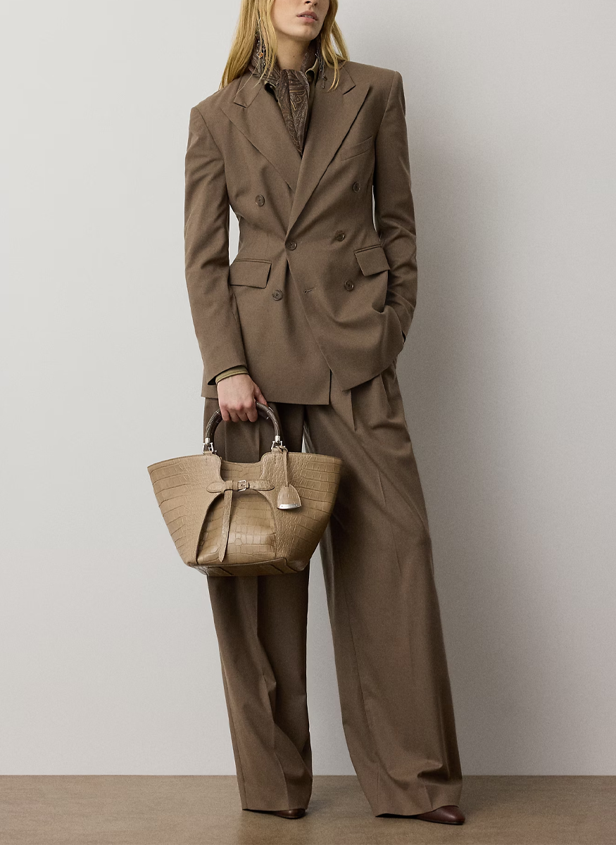 Clarice Wool-Blend Pant - Ralph Lauren Collection