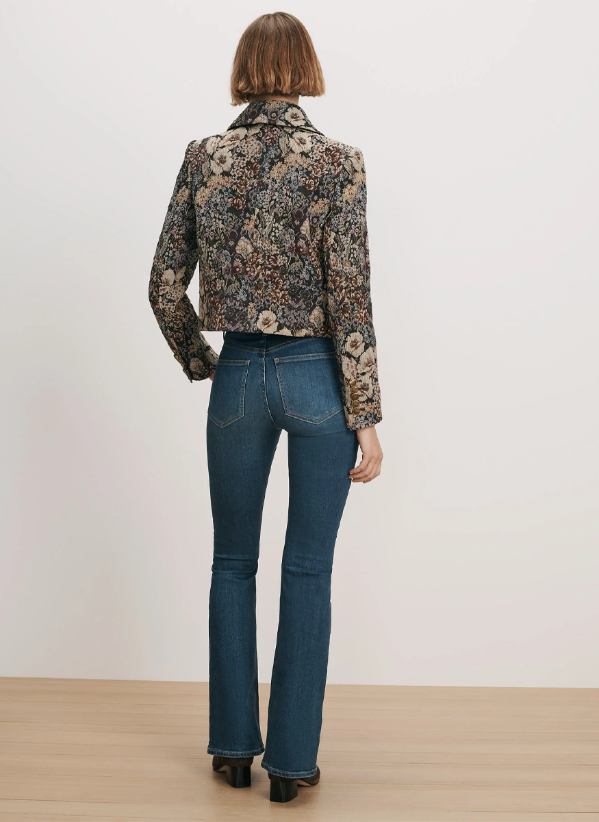 Wilde Brocade Jacket with Removeable Collar - Veronica Beard