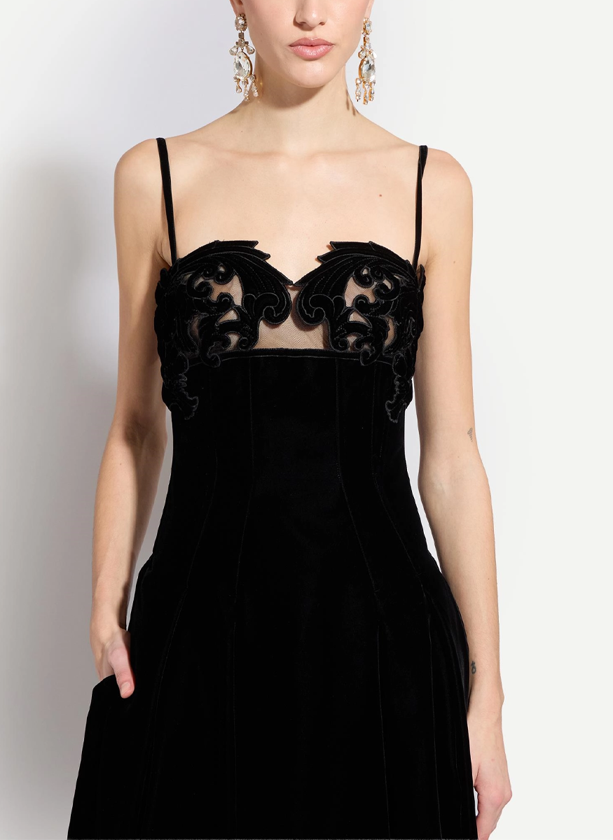 Velvet Midi Dress - Zuhair Murad