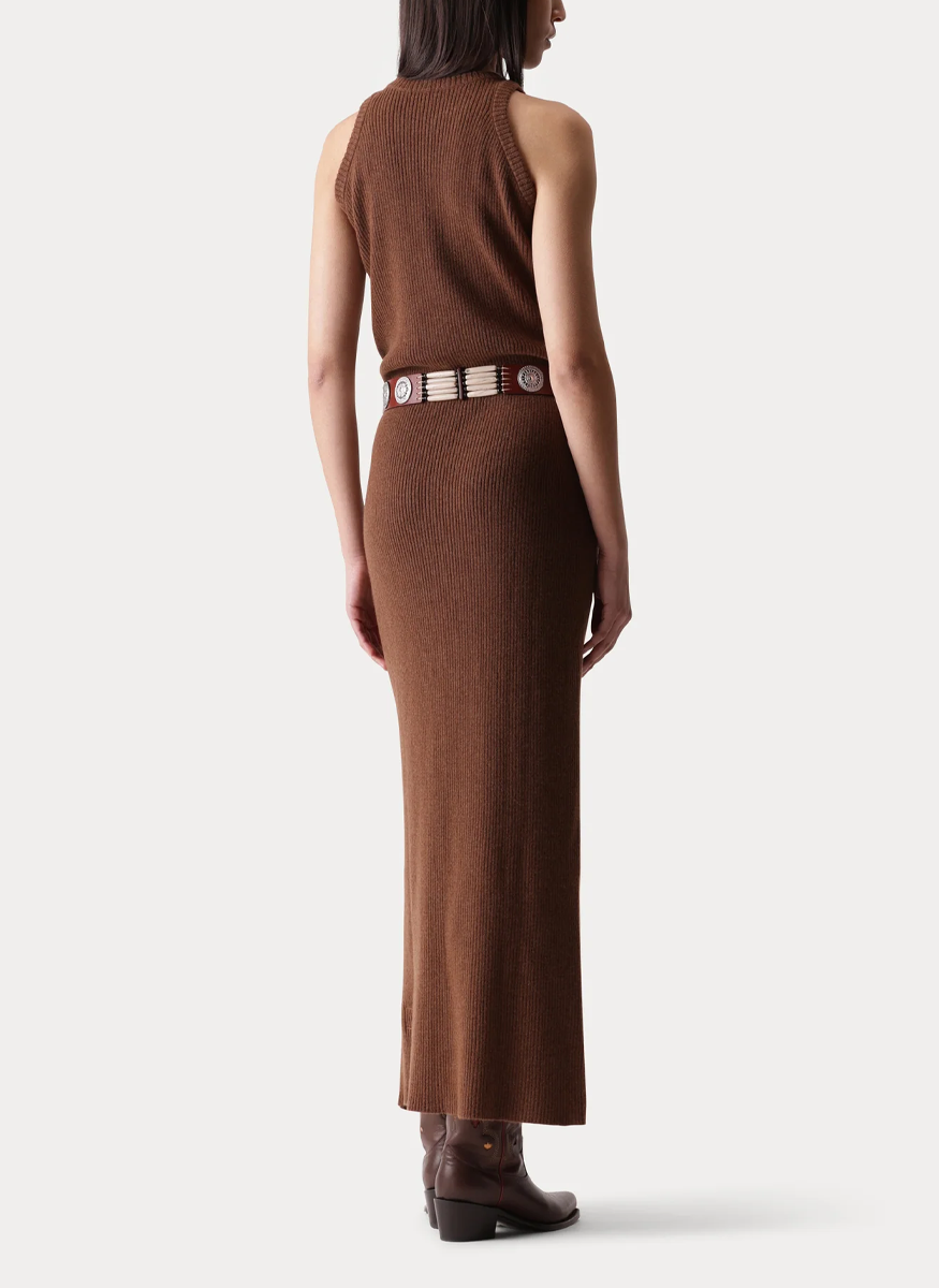 Aurelie Sleeveless Cashmere Dress - Fortela
