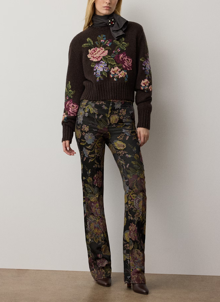 Wrigley II Floral Jacquard Pant - Ralph Lauren Collection