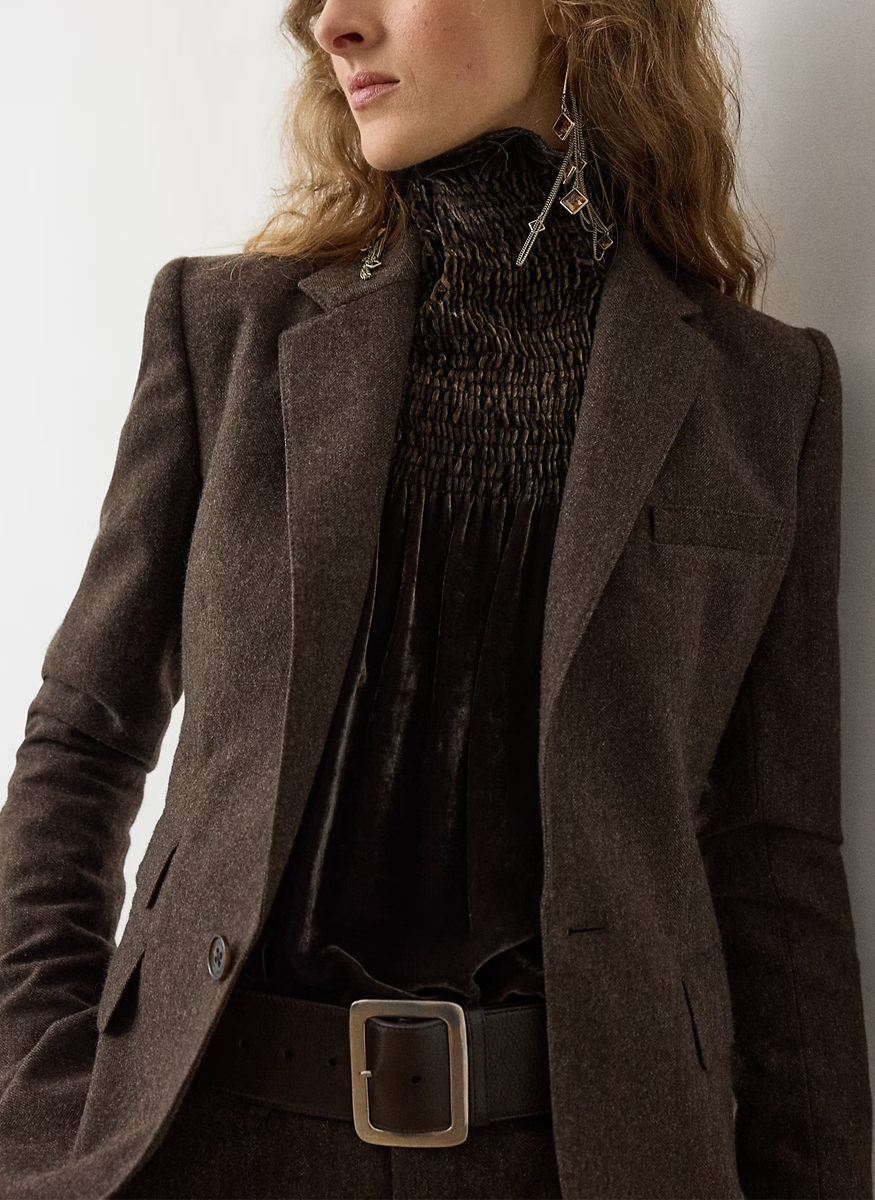Parker Striped Herringbone Jacket - Ralph Lauren Collection