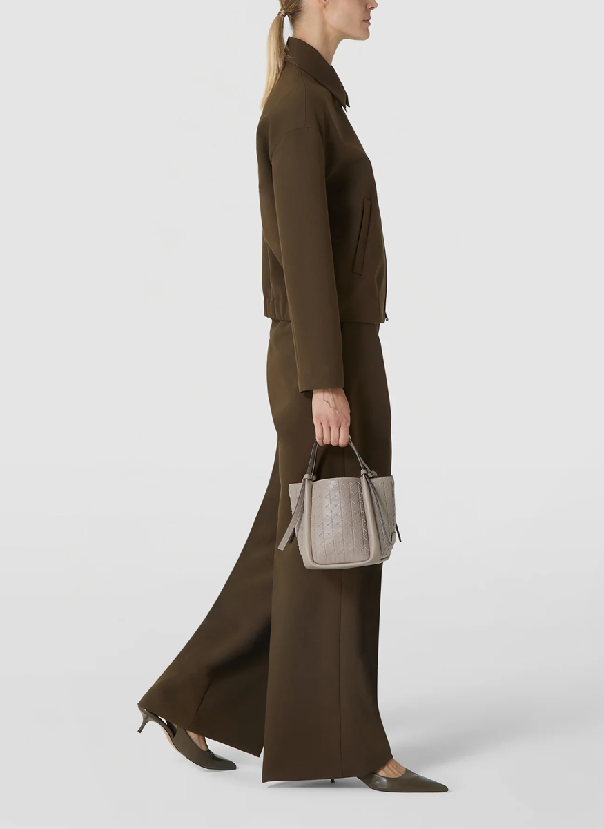 Mini Bucket Bag in Sahara Mosaico - Serapian