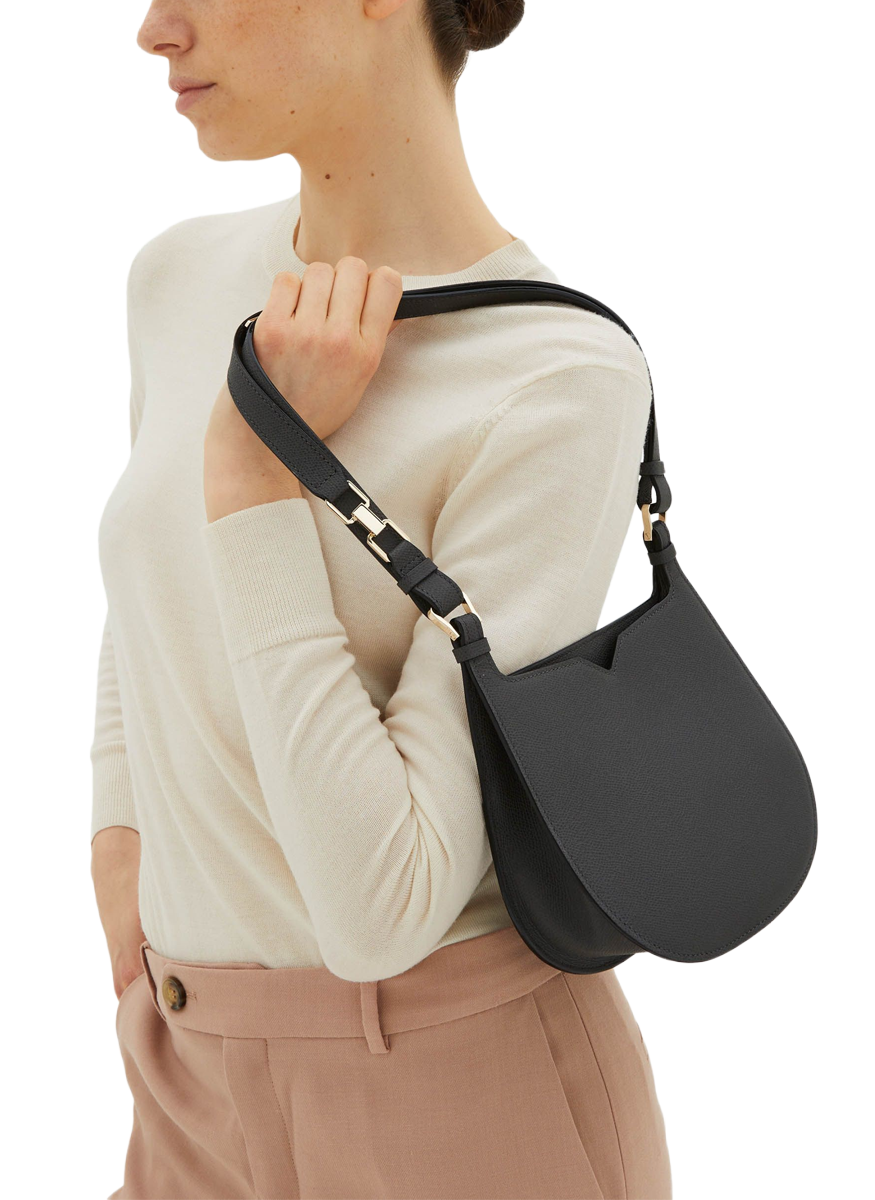 Mini Hobo in Smokey Grey - Valextra