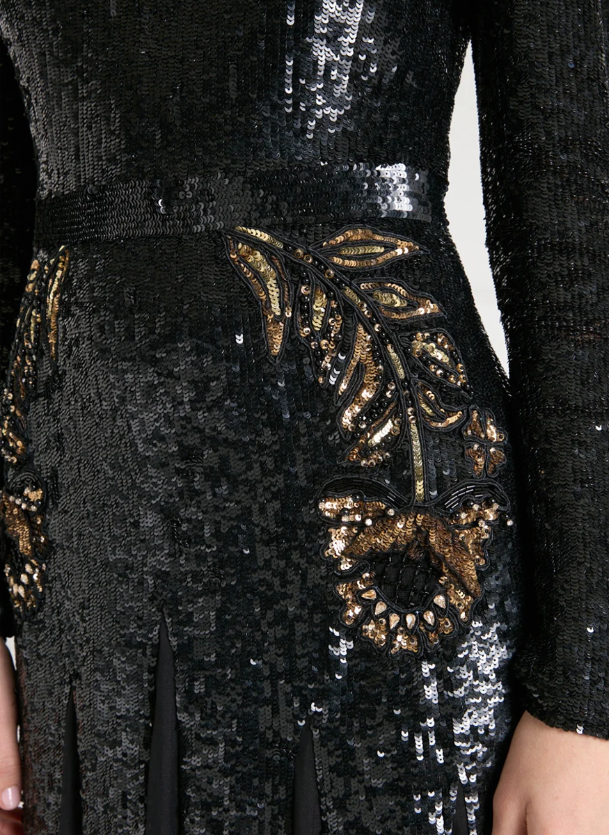 Porta Sleeved Gown - Temperley London