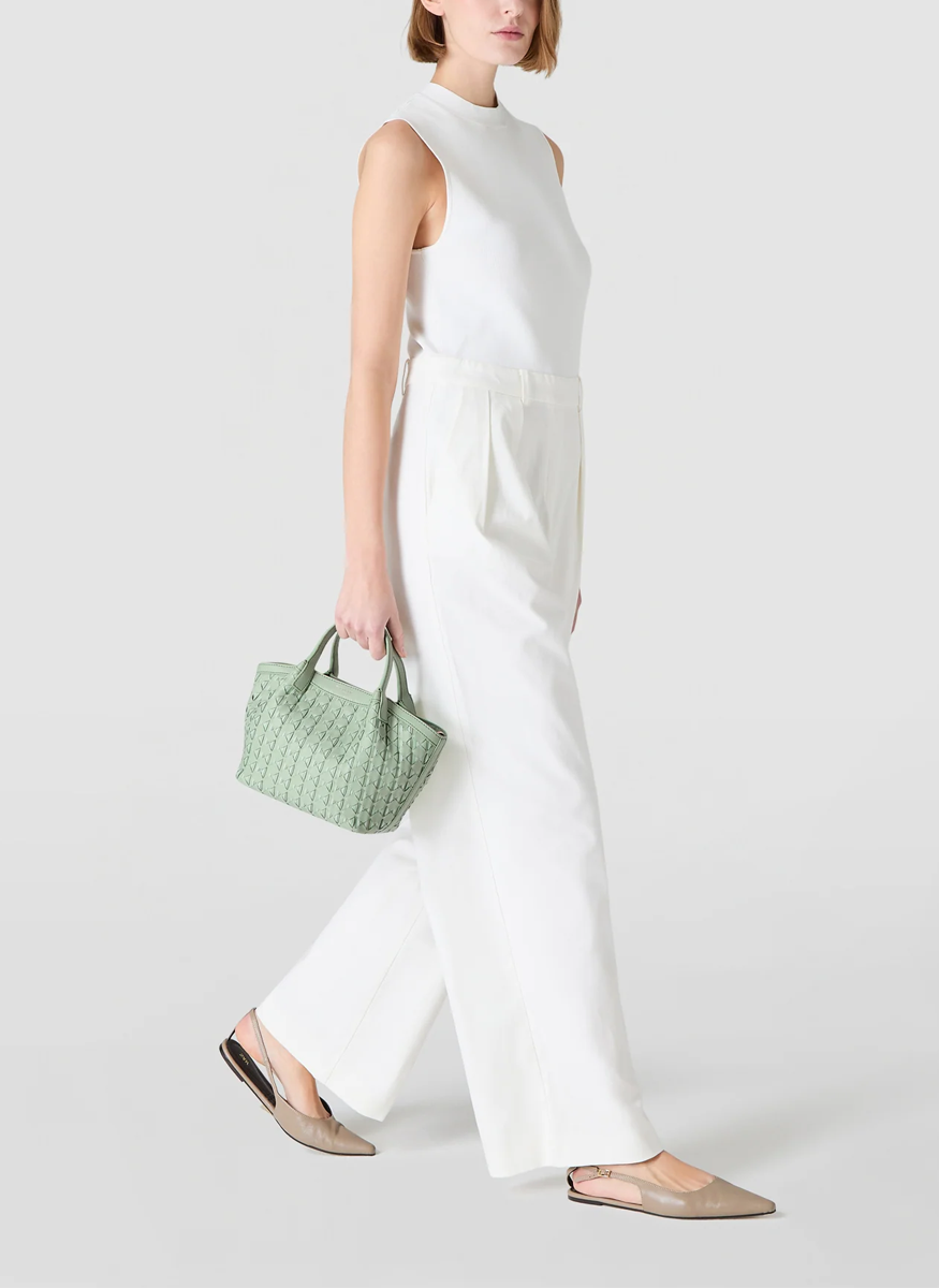 Mini Secret Masaico Bag in Aqua - Serapian