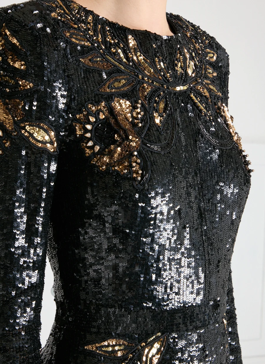 Porta Sleeved Gown - Temperley London