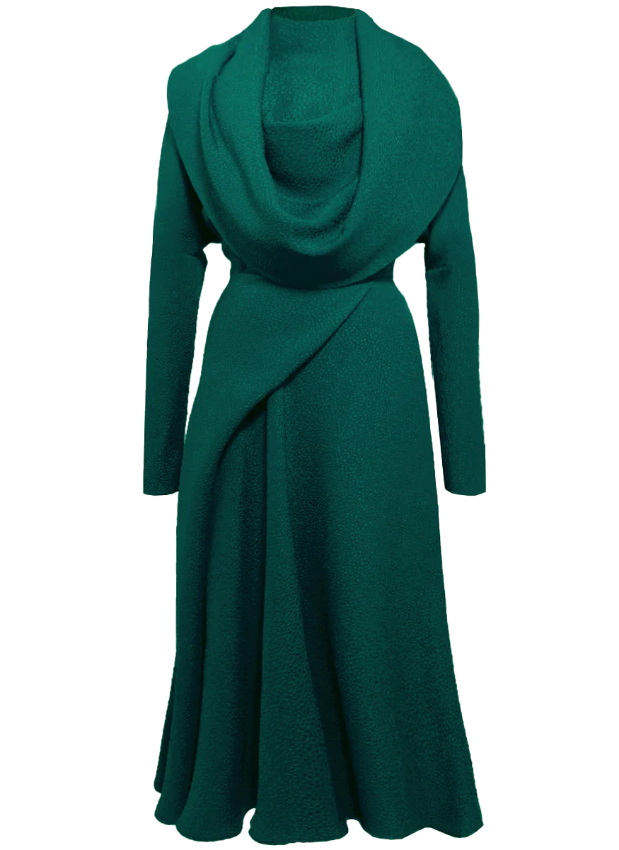 Vanessa Dress in Bubble Jacquard
