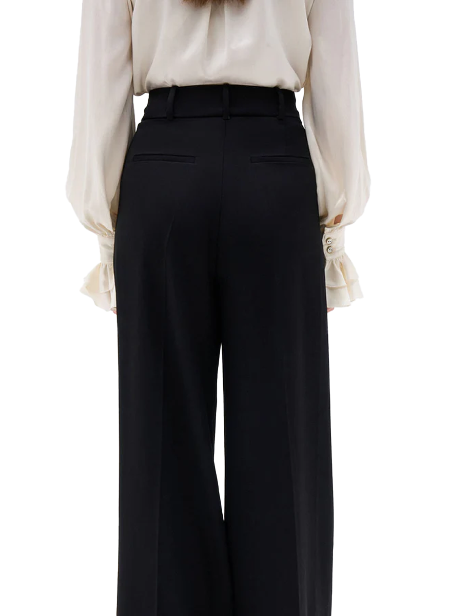 Alexandre Wide Leg Wool Pant
