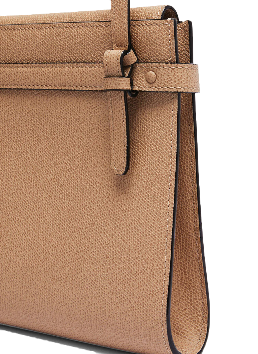 Brera B-Tracollina Crossbody Bag in Cashmere Beige - Valextra