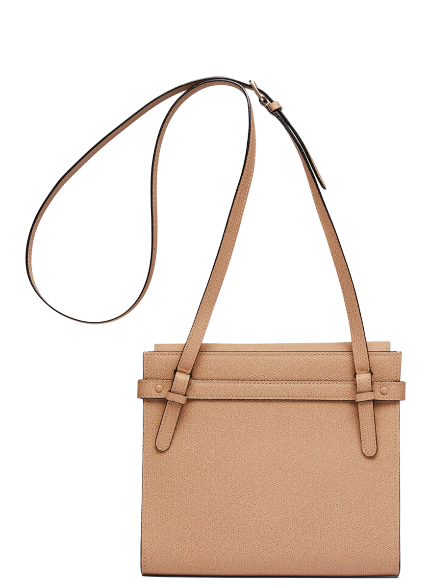 Brera B-Tracollina Crossbody Bag in Cashmere Beige - Valextra
