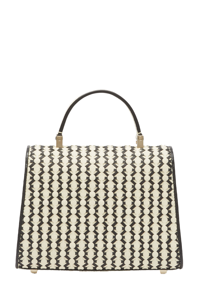 Iside Mirco Lace Top Handle Bag