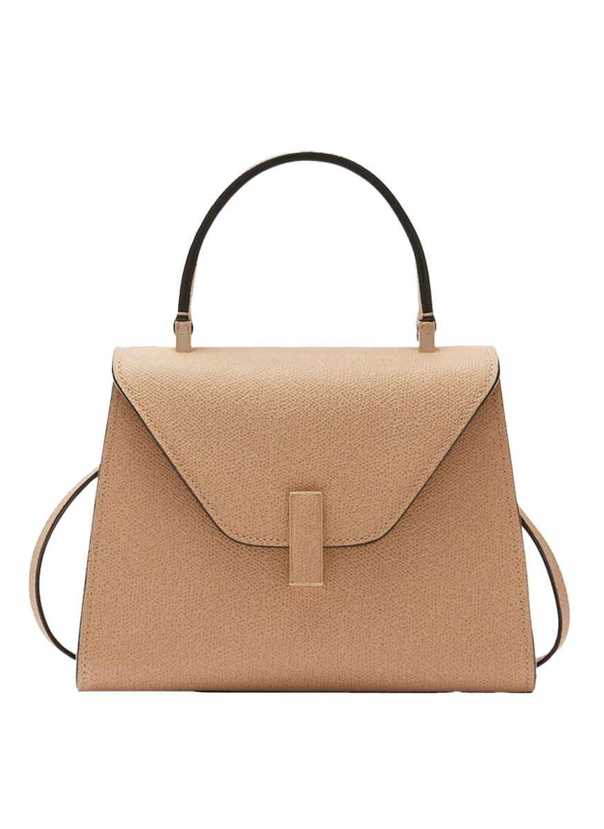 Iside Top Handle Mini Bag in Cashmere Beige