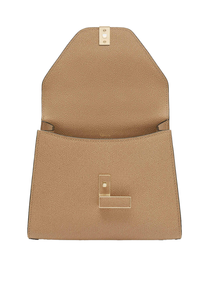 Iside Top Handle Mini Bag in Cashmere Beige - Valextra