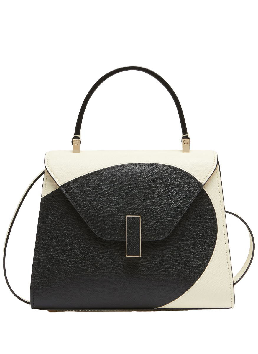 Iside Intarsia Pebble Top Handle Bag