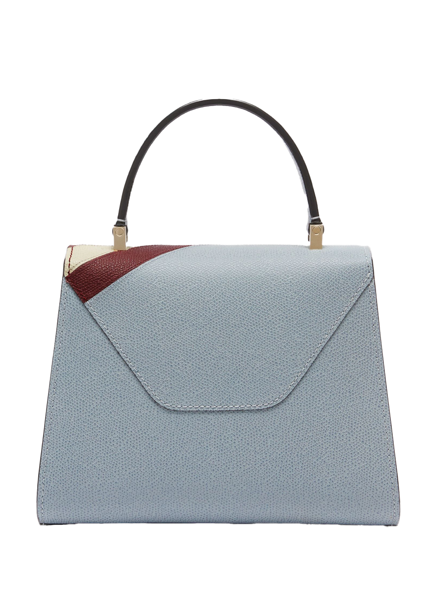 Iside Intarsia V-Stripes Top Handle Bag