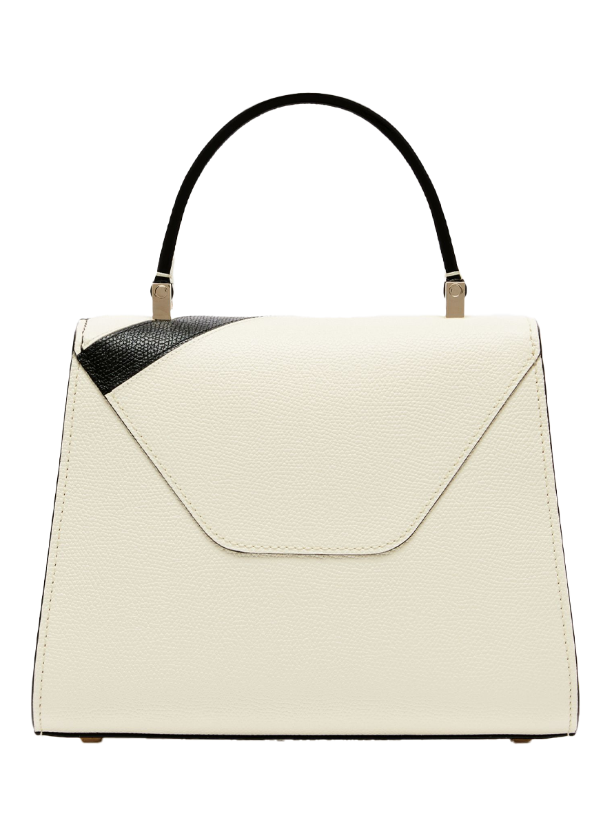 Iside Intarsia V-Stripes Top Handle Bag