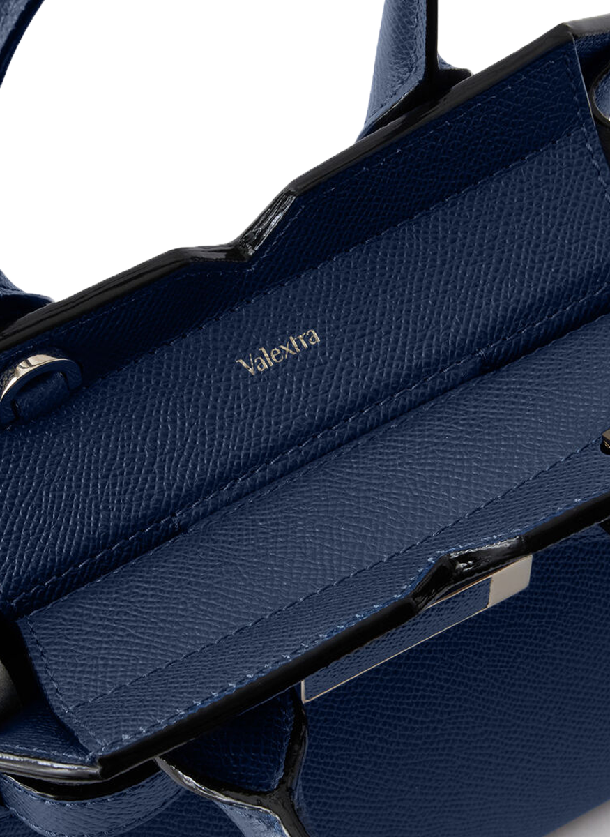 Milano Crossbody Micro Bag in Sapphire Blue - Valextra