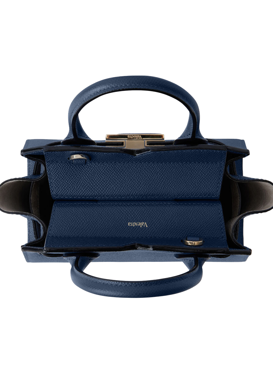 Milano Crossbody Micro Bag in Sapphire Blue - Valextra