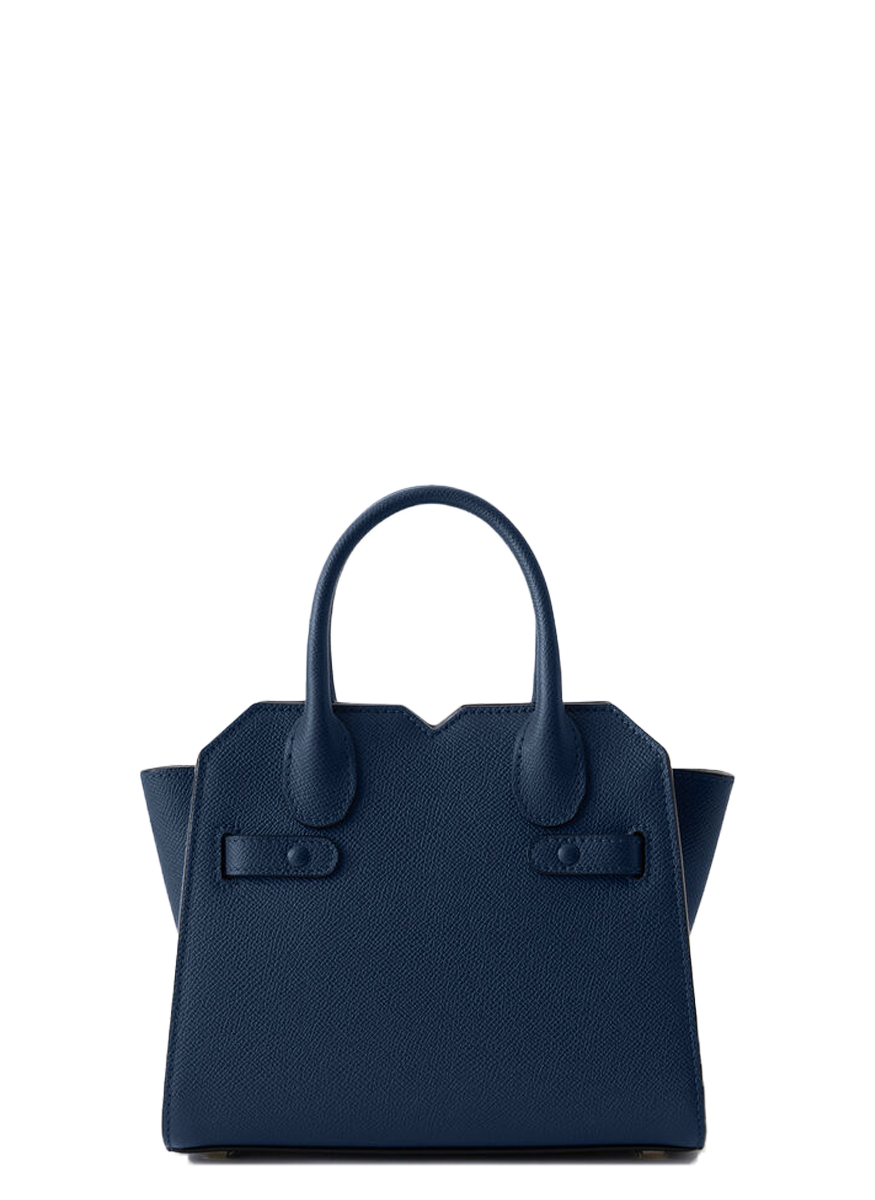 Milano Crossbody Micro Bag in Sapphire Blue - Valextra