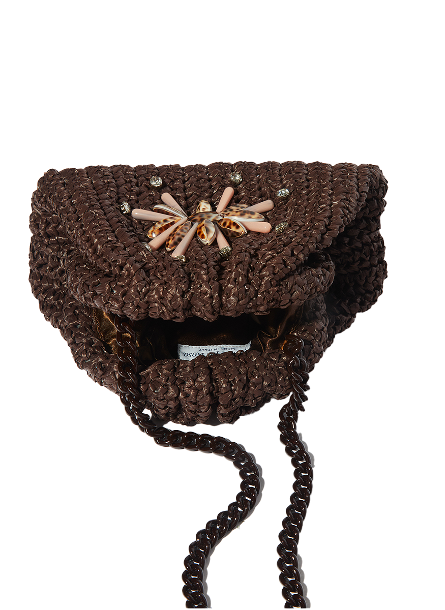 Raffelle Mini Game Crochet Clutch - Maria La Rosa