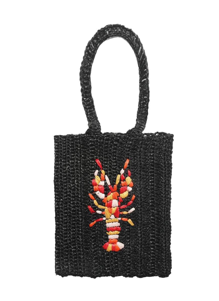 Lobster Crochet Tote Bag