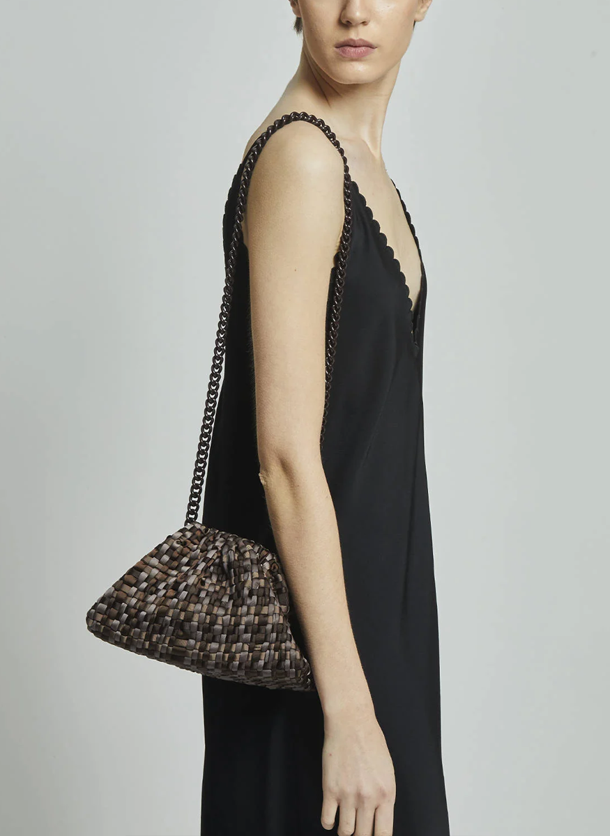 Vichy Mini Game in Brown - Maria La Rosa