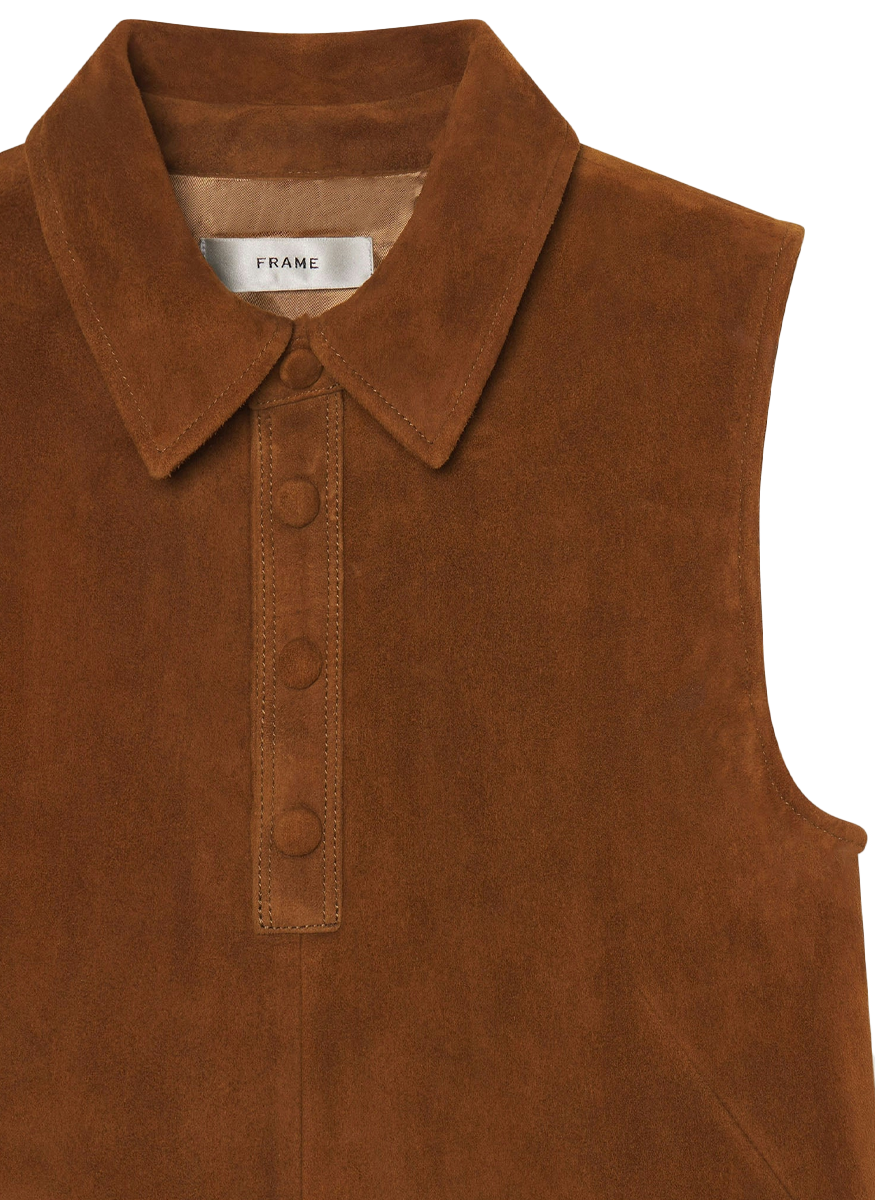 The Suede City Shift Dress - FRAME