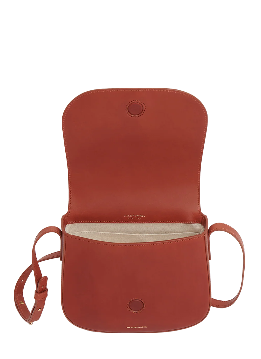 Classic Crossbody in Brandy Leather