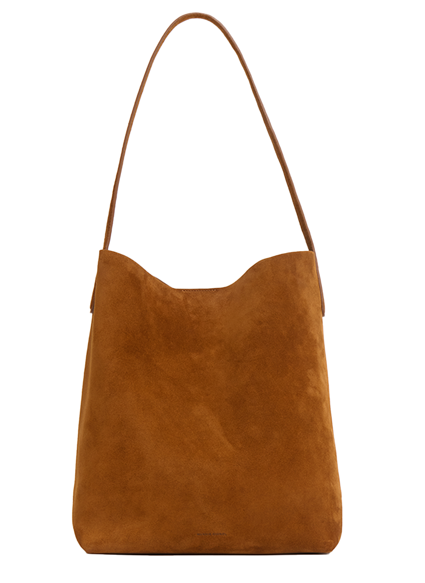 Everyday Cabas Shoulder Bag in Saddle Suede