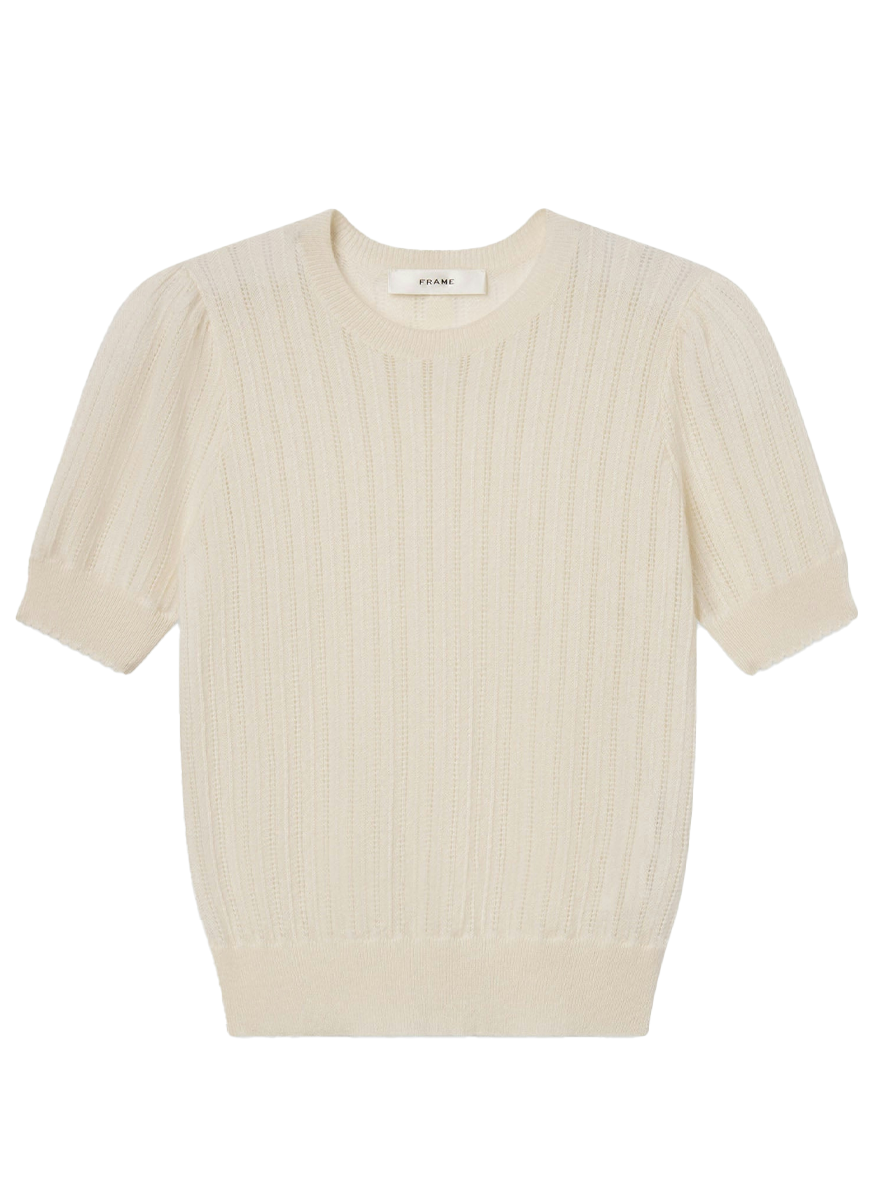 The Ladder Pointelle Sweater