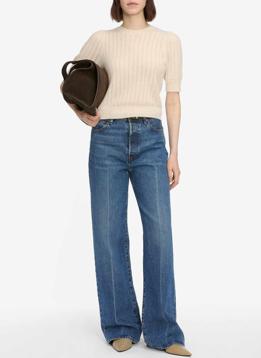 The Ladder Pointelle Sweater