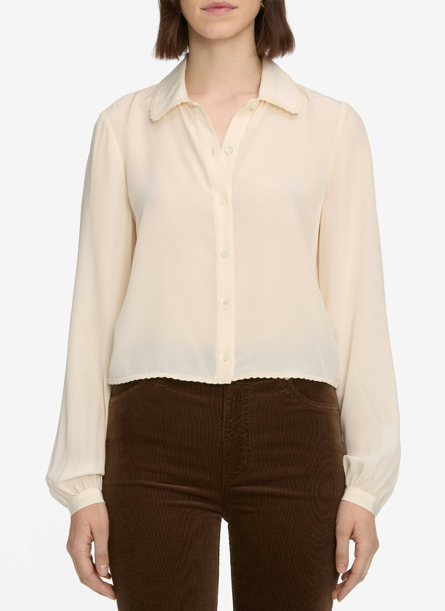 The Silk Prim Blouse - FRAME