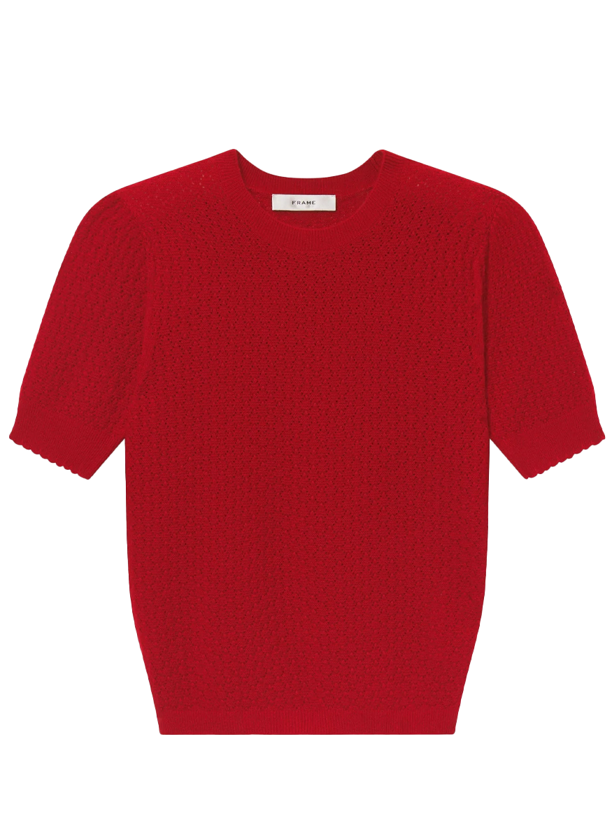 The Gathered Honeycomb Sweater - FRAME