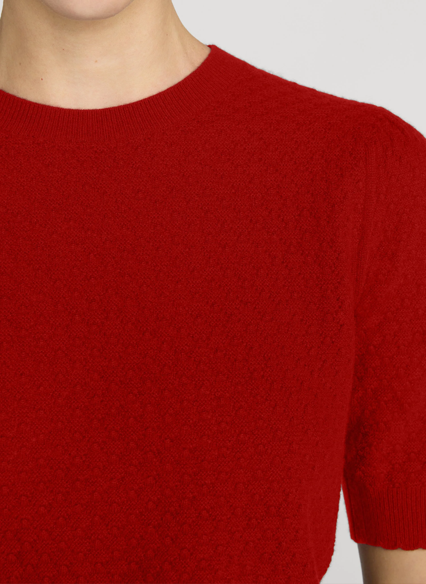The Gathered Honeycomb Sweater - FRAME