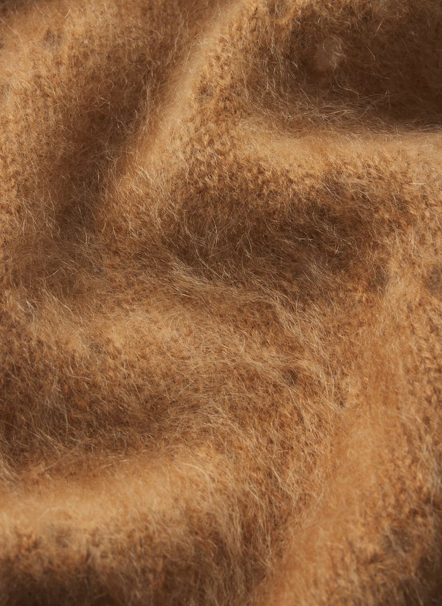 The Cashmere Airy Teddy Cardi - FRAME